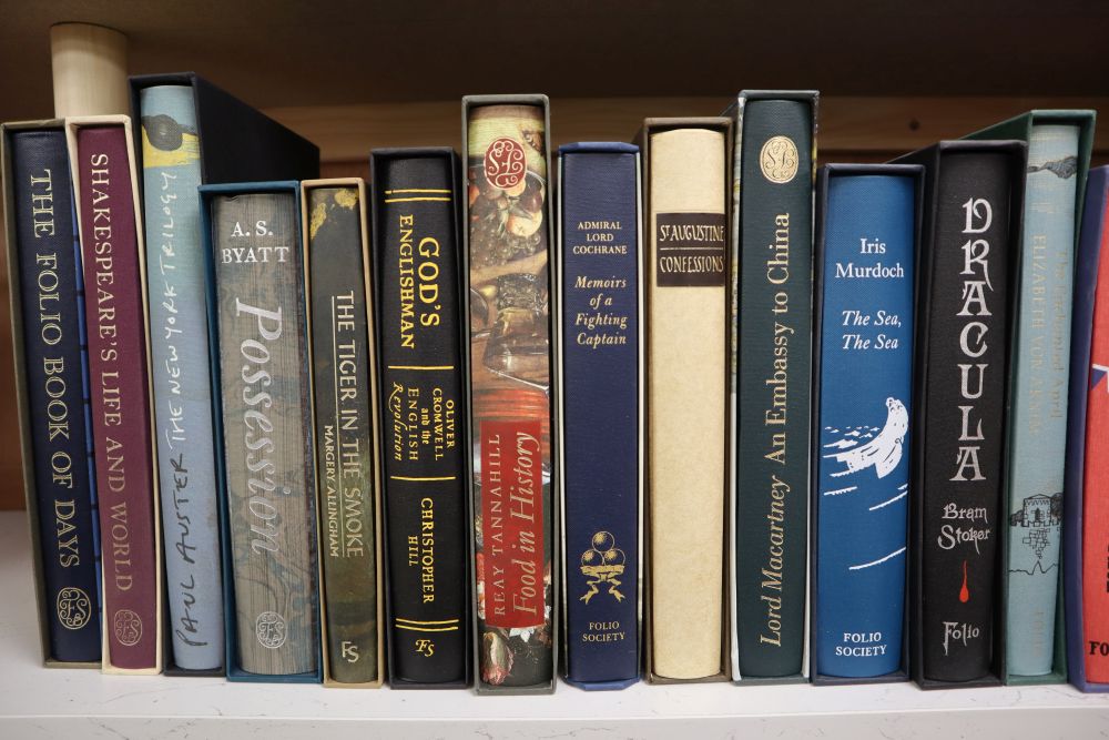 Folio Society - 46 vols, mainly English literature and English history, all in slip cases